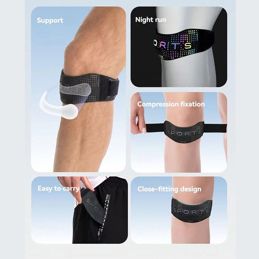 Patella Protector Knee Support Pad Shock-absorbing Knee Strap Sports Patella Brace Cycling