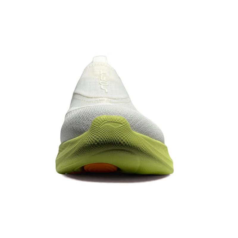 Li Ning SOFT GO 2 Амортизация Скользкая Устойчивость к истиранию Дышащие Низкие Повседневная Обувь Мужская Белый Зеленый AGLV005-65