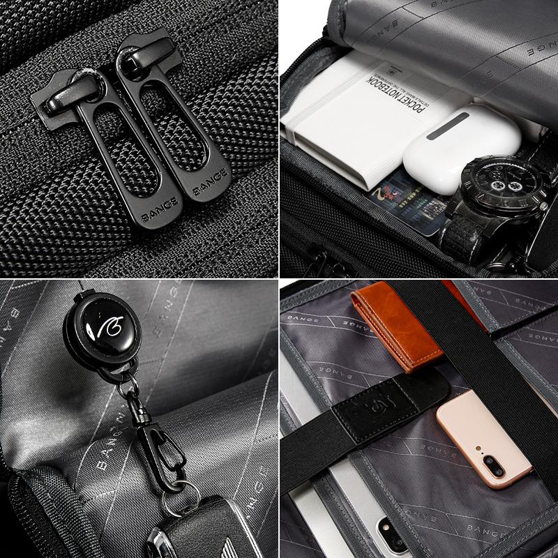 New Fashion Men Business Backpack 15.6 In Laptop Backpack Work Man Bag Unisex Black Travel Male Backpack Mochila Waterproof