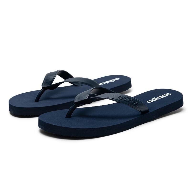 Adidas Keitaki Alpha Versatile Comfortable Anti-Slip Flip-Flops Men Footwear Blue JR1154