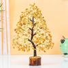 Yellow Aventurine Crystal Tree Good Luck Showpiece for Home Decor Items Crystals Gemstones Bonsai Money Tree for Good Luck, Decoration Gift Item,
