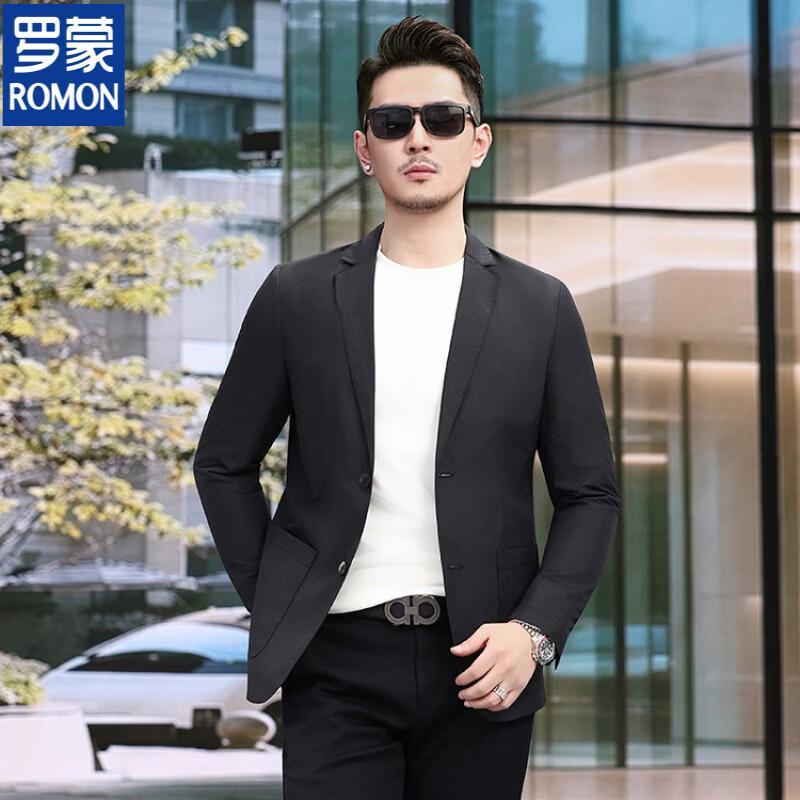 Мужской пиджак Luomeng, приталенный, в стиле business casual