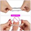 3Pcs Set Clear  Rings With Box Silicone Stretchy   Rings