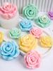 DIY 3D Rose Flowers Silicone Candle Mold Handmade Soap Chocolate Ornament Tool Aromatherapy Gypsum Resin Mould Home Decor