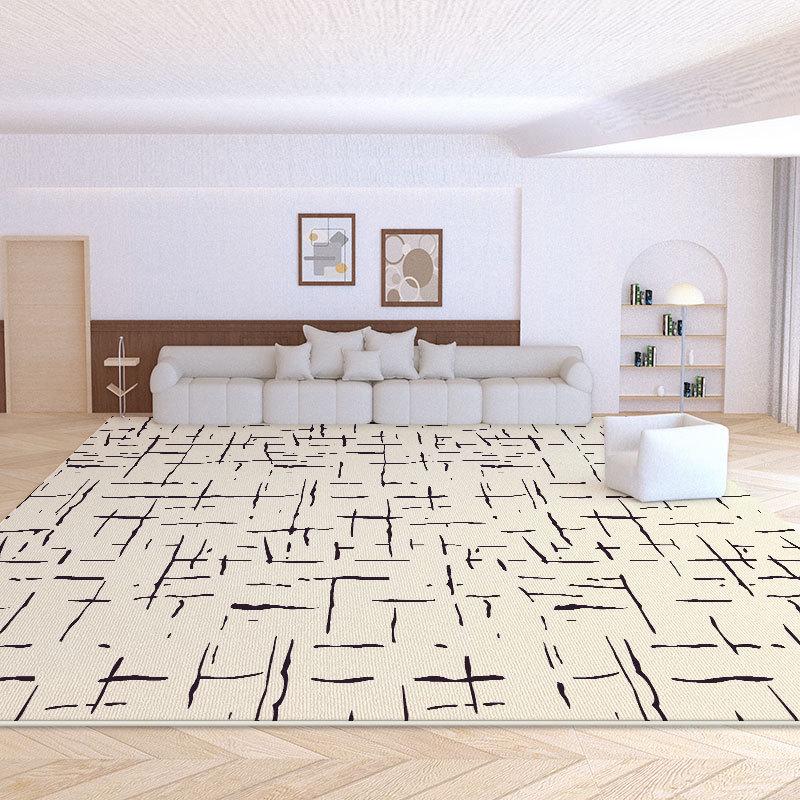 Ковер для гостиной и спальни Cream Loop Velvet 2024 года — водонепроницаемый, устойчивый к пятнам, долговечный