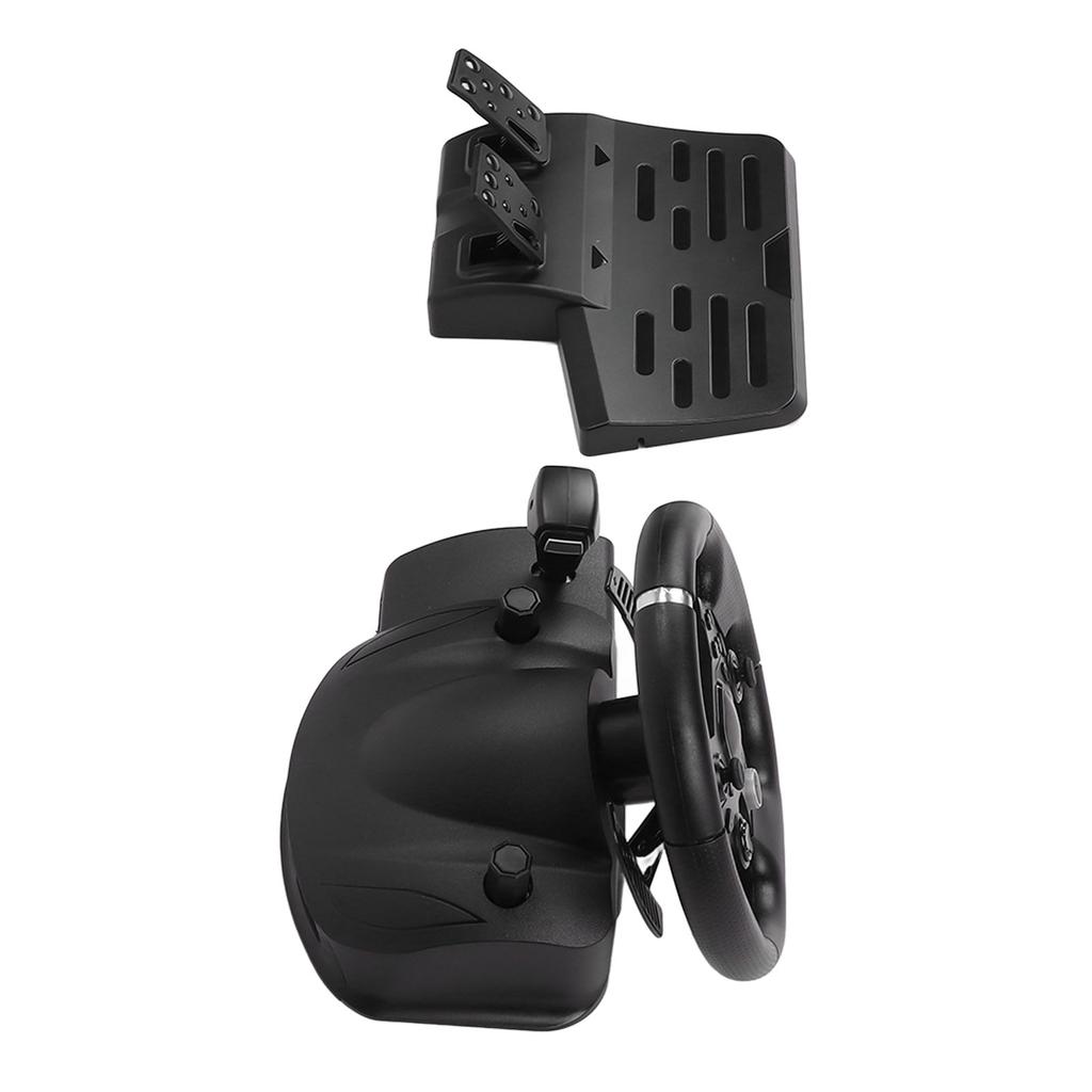 Игровой вибрирующий руль для гонок, поворот 270°, 7 в 1, USB игровой гоночный руль с педалью для P