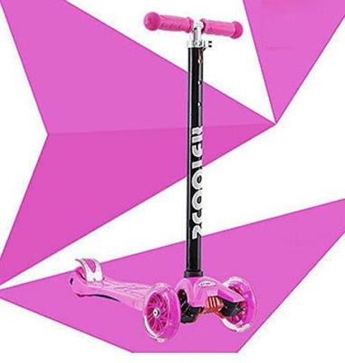 Sanpoyoshi Kickboard 3 Wheels Kids LED Lighting Wheels Kick Skater Детский самокат Детский ножной тормоз Подарок на день рождения Трехколесный велосипед Easy Skater