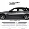BMW 3 F31 Touring комби ХРОМИРОВАННЫЕ Защитные полосы на дверях