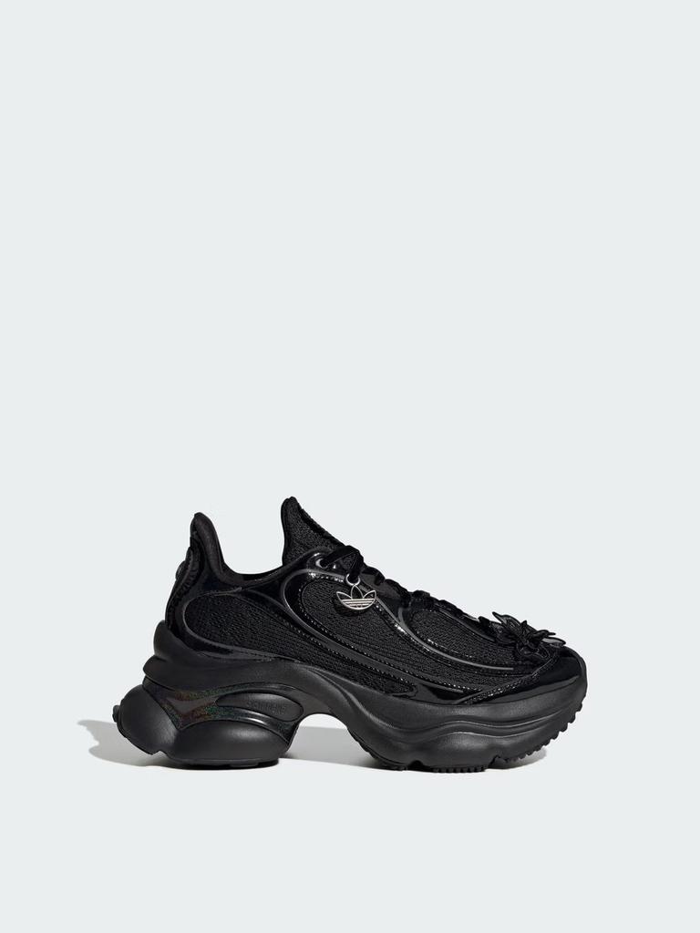 Adidas "Парящая бабочка" OZVENUZ W Винтажные спортивные туфли для женщин - Дизайн Adidas с тремя листьями HQ2677