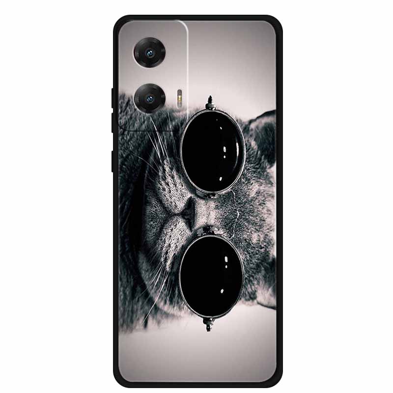 Для Moto G85 5G Чехол ТПУ Животные Мягкий Силикон Задняя Крышка Чехлы Для Телефона Для Motorola Moto E14 MotoG85 Волк Защитный Крутой funda
