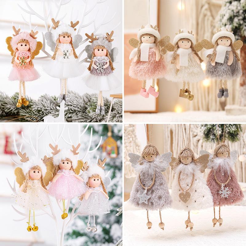 Новый год 2025 Рождественские украшения в виде куклы эльфа Подвеска для подвешивания на рождественскую елку Navidad 2025 Подарок для детей от Санты Рождественское украшение для дома