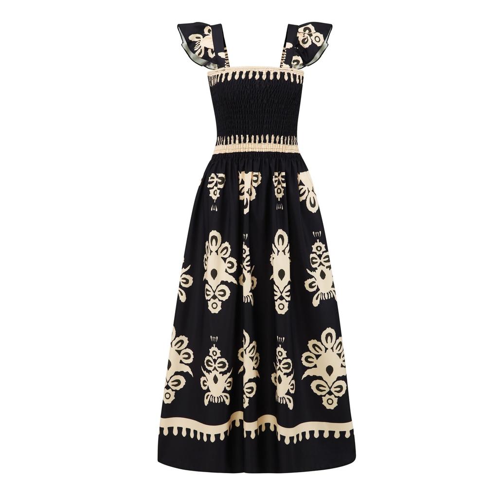 Summer Dress Women's Long Boho Beach Dress Elegant Maxi Dress Sleeveless Summer Tunic Dress