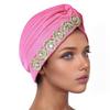 Женский платок на голову Эластичный обхват головы Дизайн с перекручиванием Шапка-тюрбан