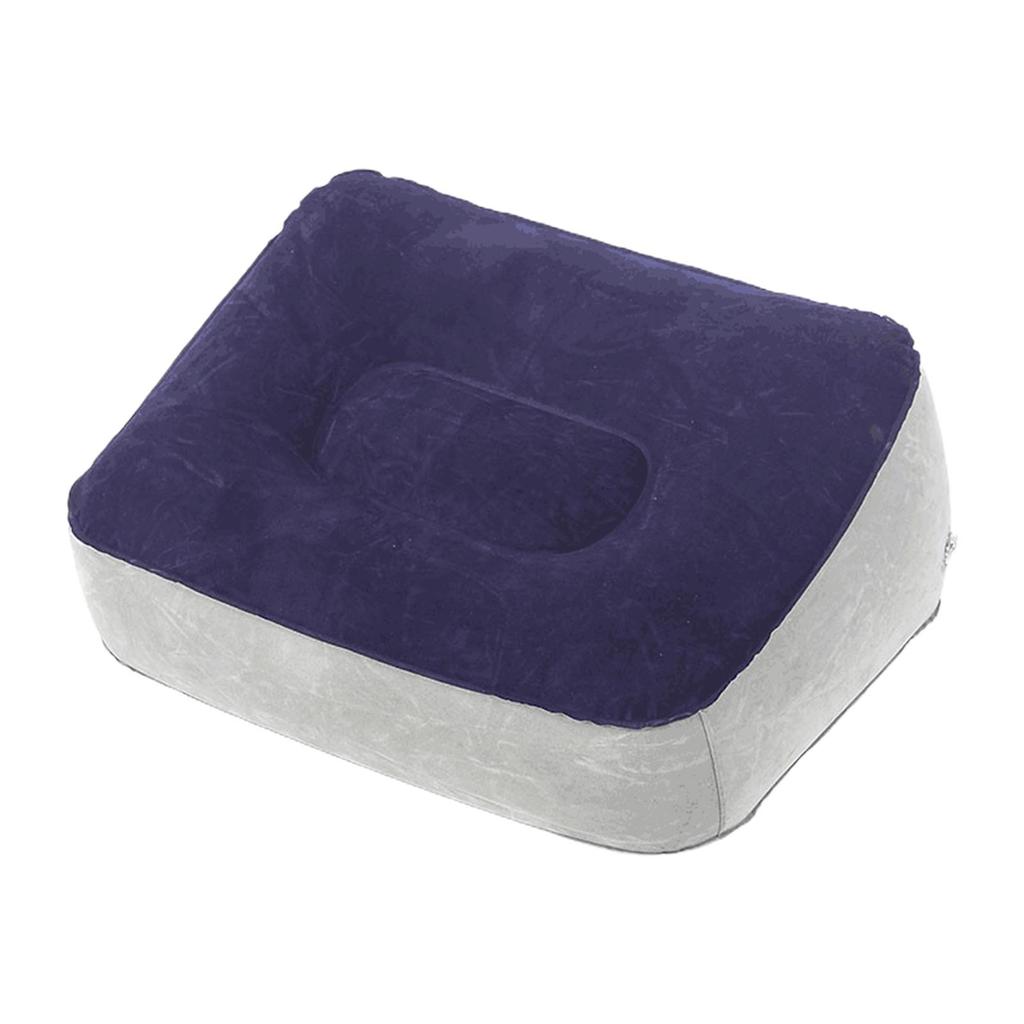 Inflatable Footstool Foot Massage Ergonomic Footrest Adjustable Portable Foot
