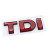 3D ABS Black Logo TDI Emblem Letters Car Rear Trunk Badge Sticker for VW Volkswagen Polo Golf 4 5 6 7 Touran Passat AccessoriesJD6