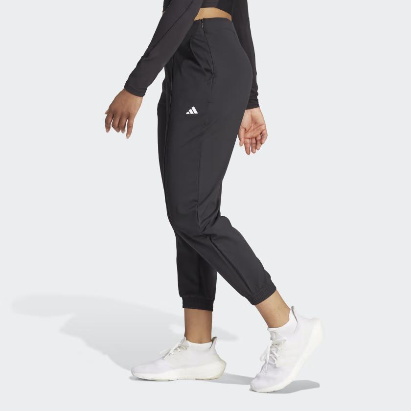 adidas Aeroready Train Essentials Минимальный брендинг тканые брюки женские плавки черные IJ5923