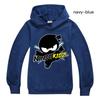 Детская толстовка с капюшоном и длинным рукавом с мультяшным принтом