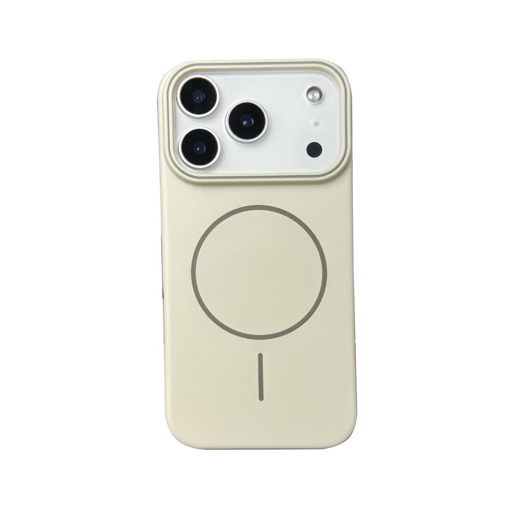 Магнитный мягкий чехол для Apple 17 Pro Max/16 Pro - Однотонный с большим окном и улучшенной защитой