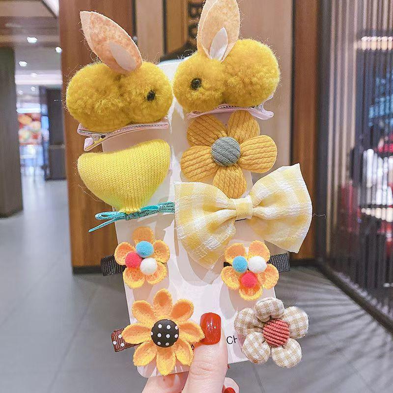 Korean Style Cartoon Hair Clips for Girls - Cute Princess Hair Accessories for Baby & Kids, Anti-Slip Baby Hairpins