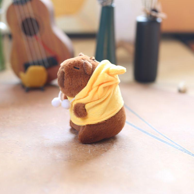 Милая милая подвеска Капибала плюшевая игрушка кукла толстовка Капибара сумка подвесное украшение брелок кукла