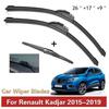 For Renault Kadjar 2015-2025 Front and Rear Window Wiper Blades 26 "17" 9 "Koleo Wipers