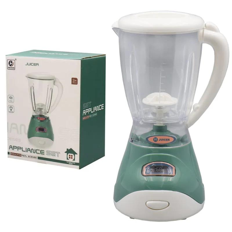 Игрушечная кухонная техника для сюжетно-ролевых игр со звуком и светом, кофеварка, миксер, тостер, блендер, детский кухонный игровой набор, подарки