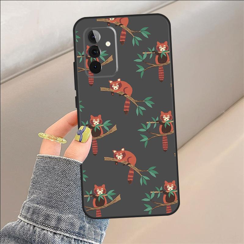 Чехол Красная Панда для Samsung Galaxy A35 A15 A55 A53 A33 A13 A36 A56 A26 A16 A22 A32 A52 A54 A34 A05 A06