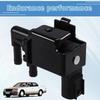 Black Automotive Vacuum Solenoid Valve, ABS Material, Model 25860-50060, Compatible with Feng.