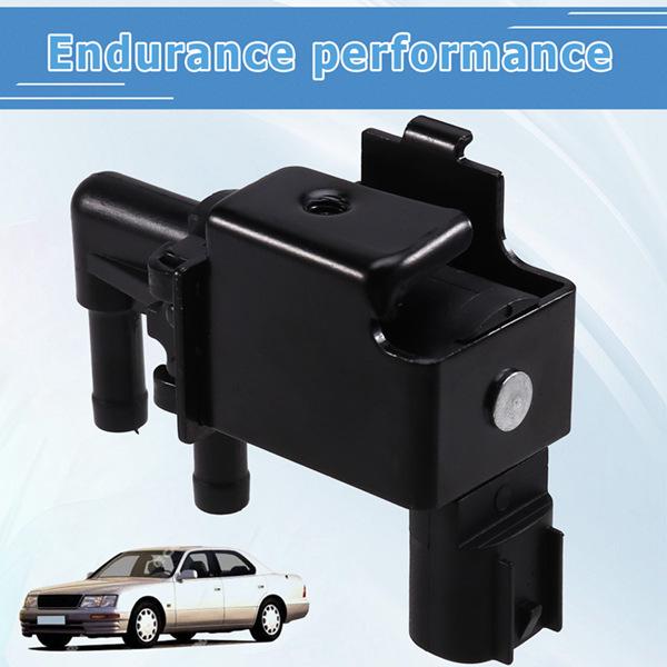 Black Automotive Vacuum Solenoid Valve, ABS Material, Model 25860-50060, Compatible with Feng.
