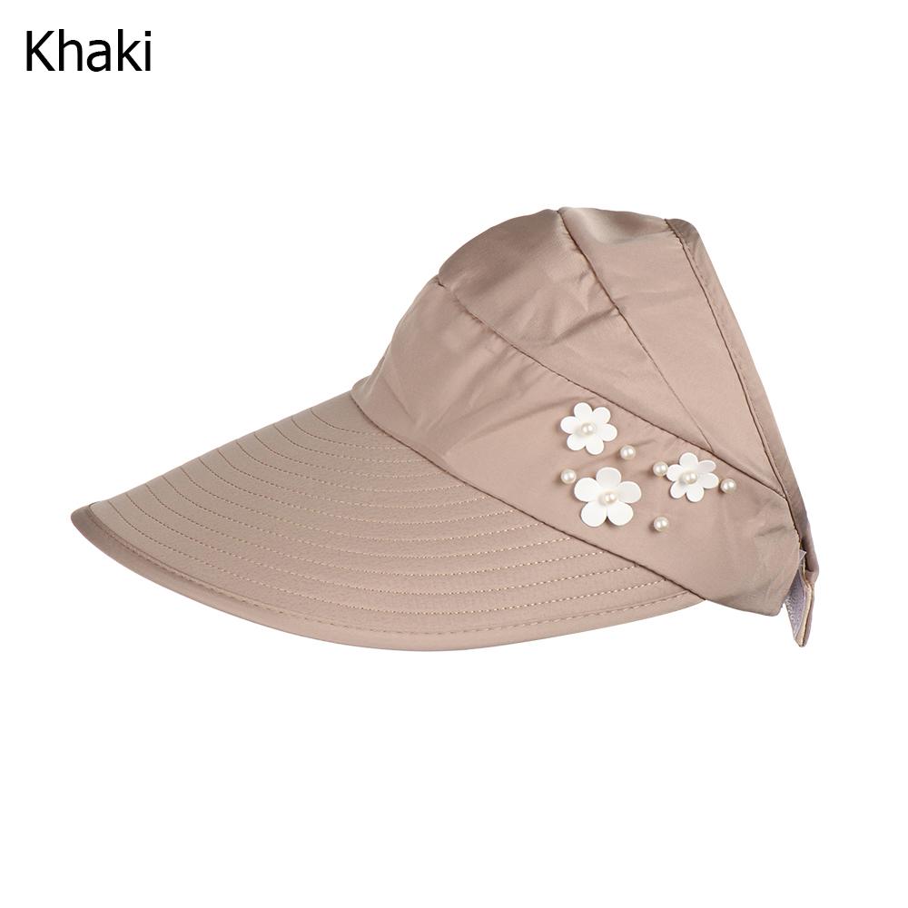 Женские летние складные повседневные шляпы с защитой от ультрафиолета, пляжные кепки, солнцезащитные козырьки