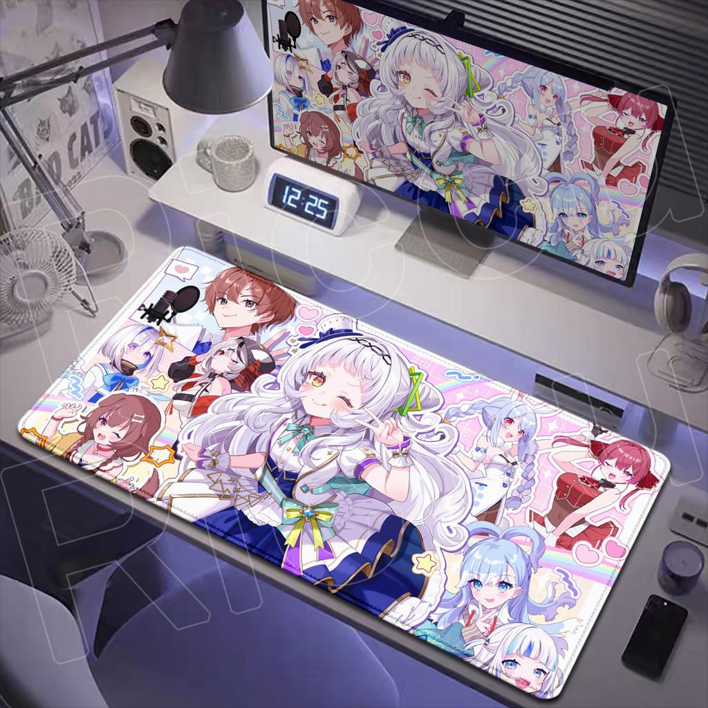 Cute Anime Girl Usada Pekora Mousepad Large Gamer Pc Cabinet Deskmat Hd Printing Hololive Laptop Gaming Nonslip Keyboard Carpet