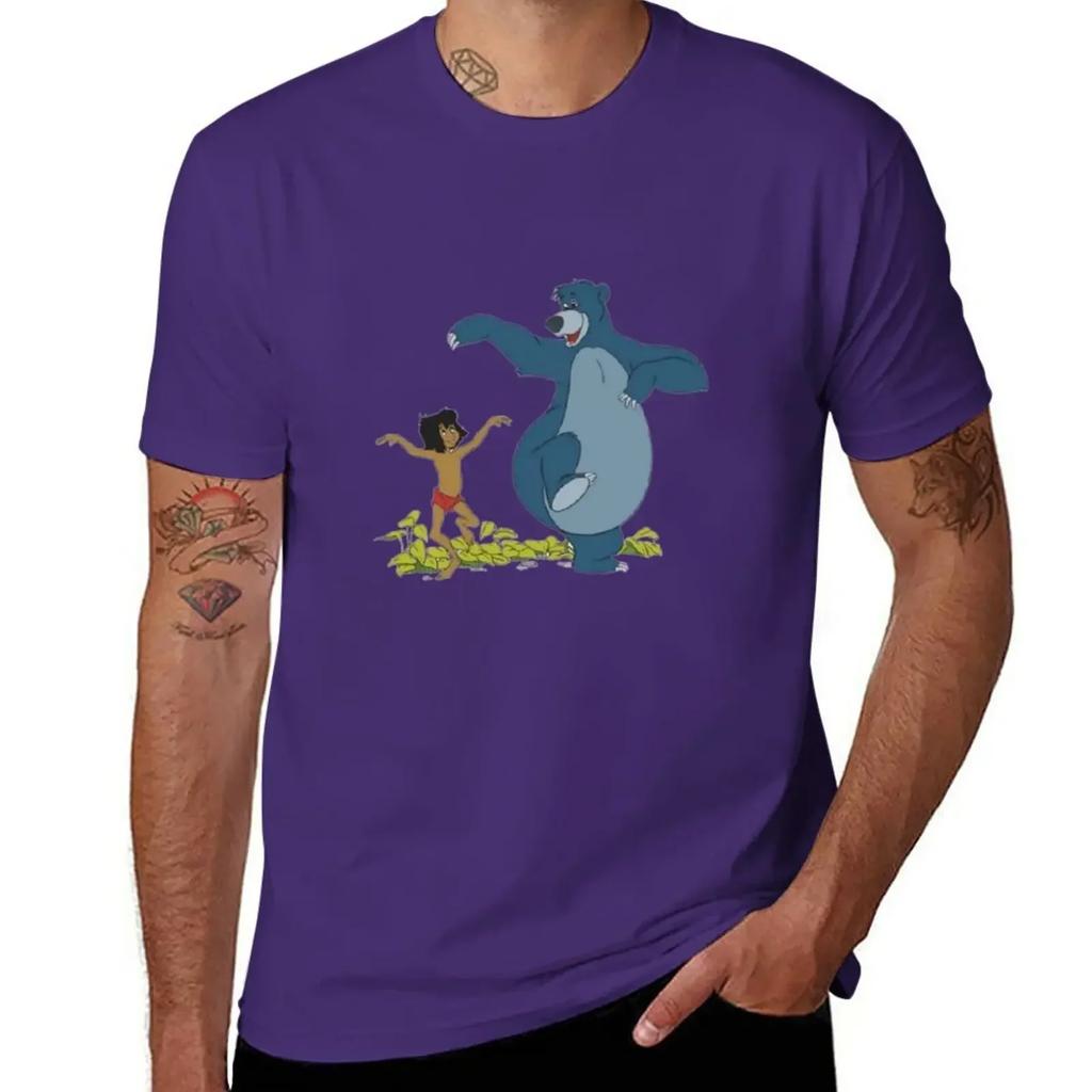 Mowgli And Baloo Tshirt Summer Top Sublime Quickdrying Designer T Shirt Unisex