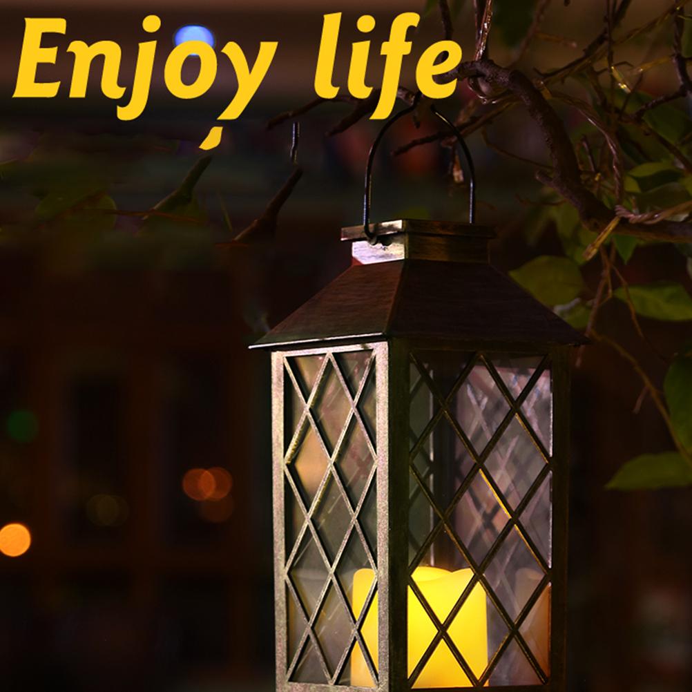 Светодиодная солнечная лампа-свеча, садовая беспламенная лампа, водонепроницаемые уличные садовые светильники, декоративные светильники