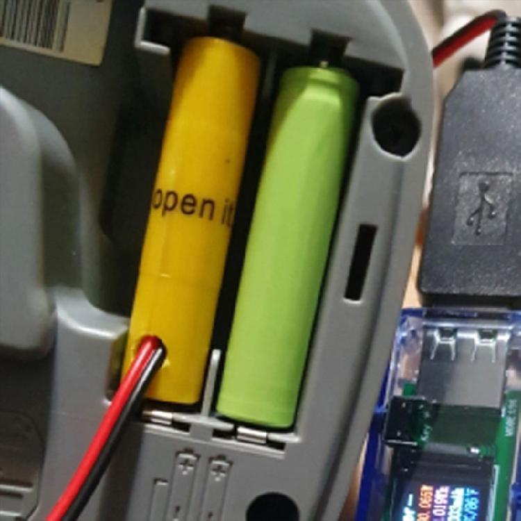 Кабель-переходник Type C/USB на 3V LR03/AM4/LR03 Заглушка-батарейка с переключателями