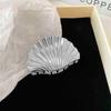 Small Metal Shell Claw Clip Suitable for female girls, size shell hairpin, unique jewelry ponytail Hair Clips Claw Clip Trendy Hair Accessories Women