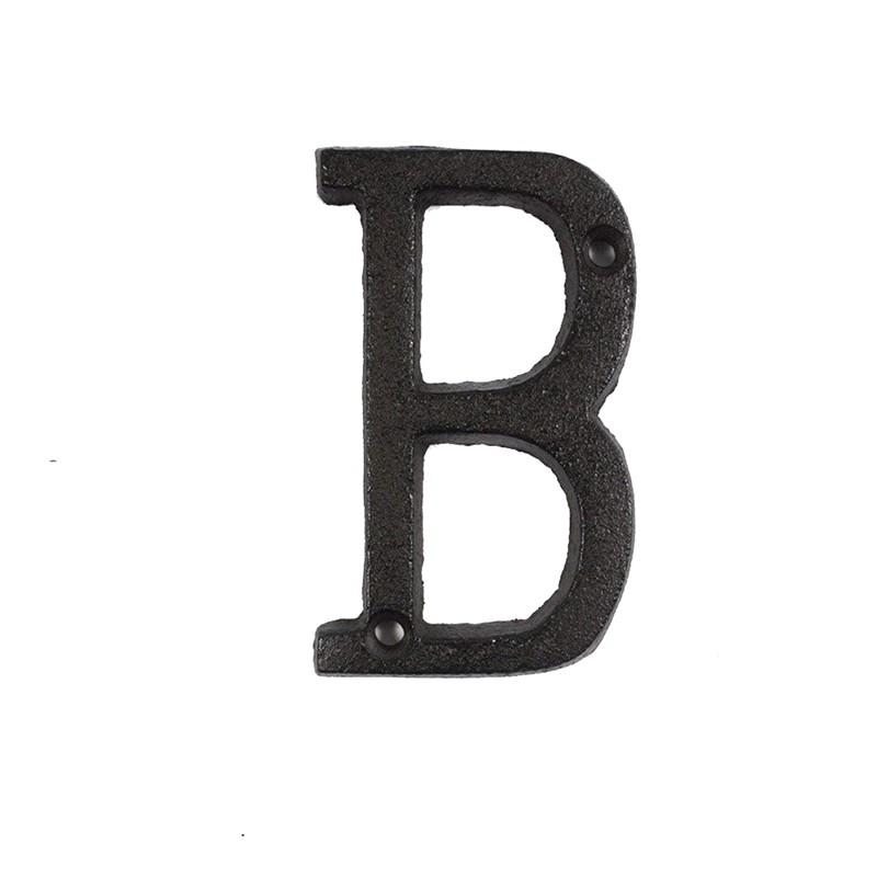??? Metal Letters Numbers Cast Iron Decoration House Sign Doorplate DIY Cafe Wall
