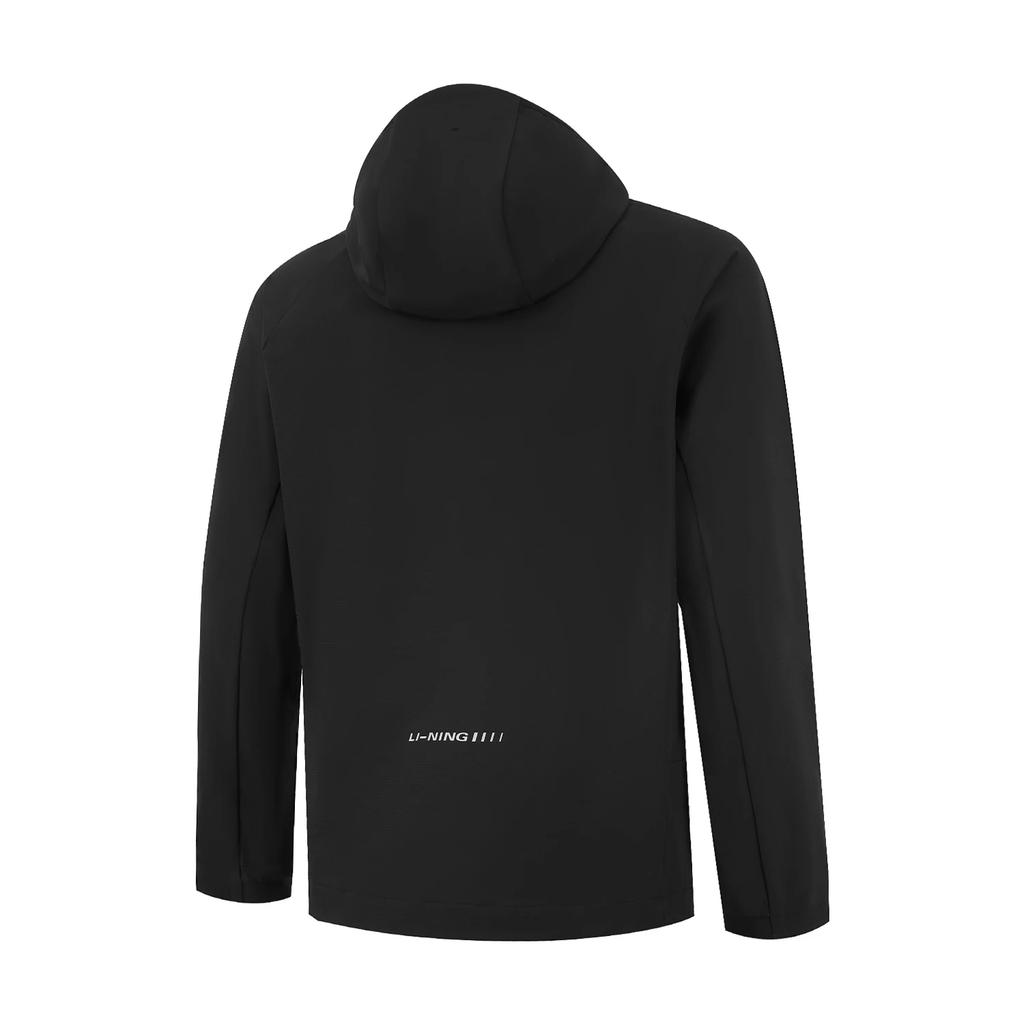 Серия групповых покупок Li Ning Толстовка с капюшоном на молнии с надписью на спине Теплая спортивная ветровка Мужская верхняя одежда AFDVF91-1