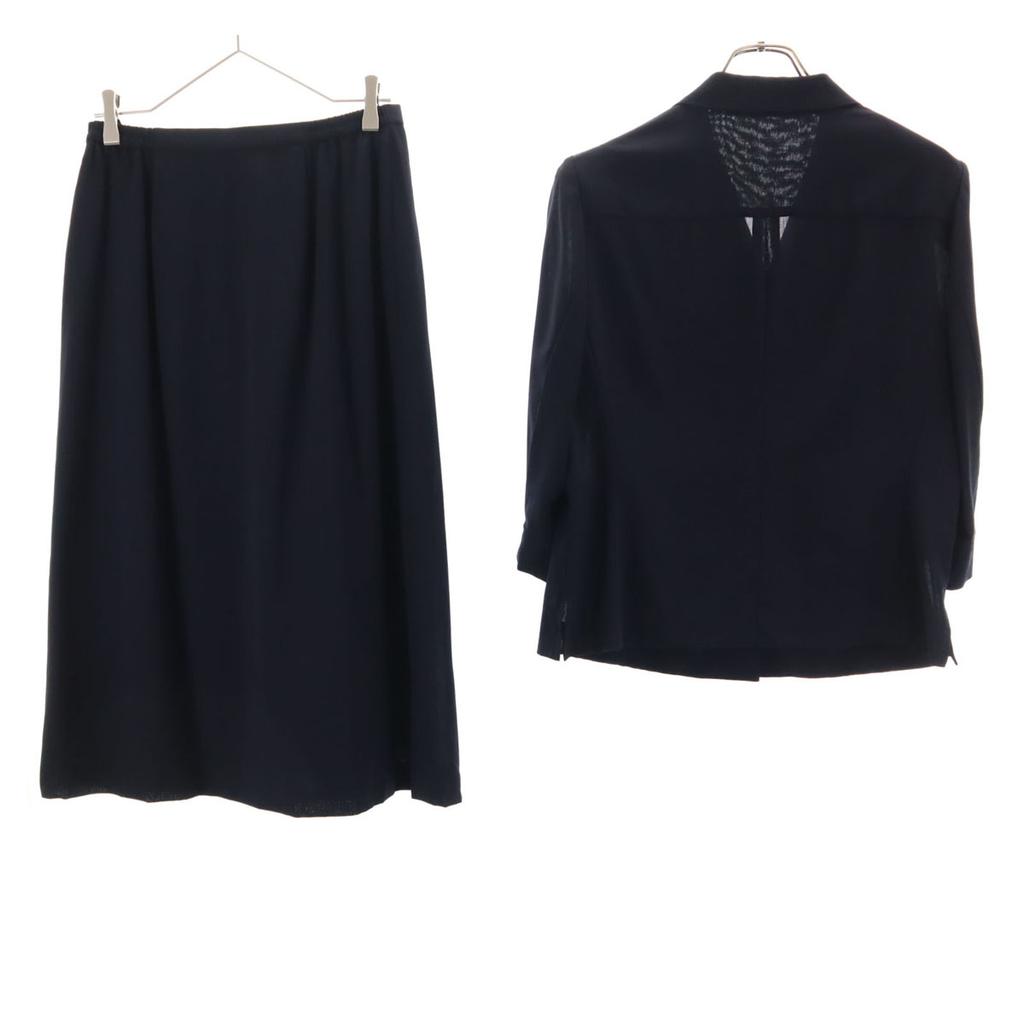 Burberry Юбочный костюм Комплект 13 Темно-синий система Специальное крыло Женский Б/у