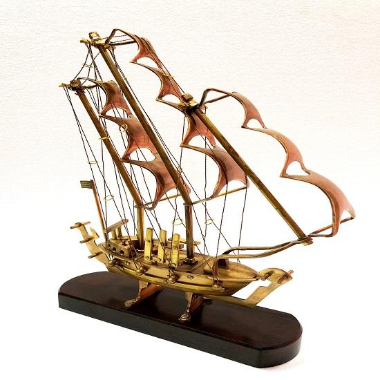 Морской моряк Морской антикварный латунный корабль Пираты Коллекционный декор для дома и офиса ВМС США