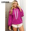 Autumn Women's Fashion Hooded Jacquard Sweatshirt Top