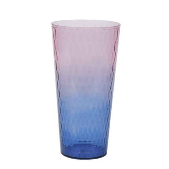 Clear Flower Vase for Centerpiece Thickened Plastic Modern Vase Gradient Color