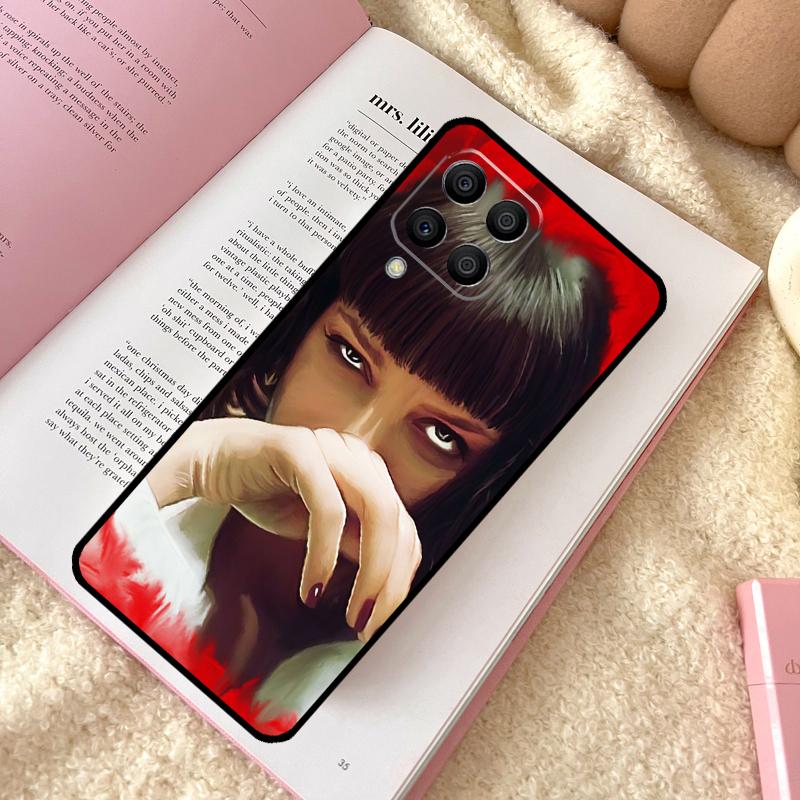 Чехол для телефона Samsung Galaxy M11 M12 M13 M14 M15 M06 M16 M36 M56 M31 M53 M32 M52 M35 M55 M34 M54 с изображением из фильма Криминальное чтиво
