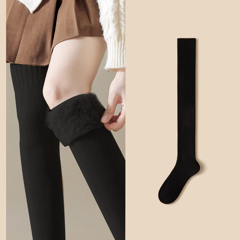 Женские осенние гольфы выше колена, зимние модные толстые очень длинные чулки, гетры