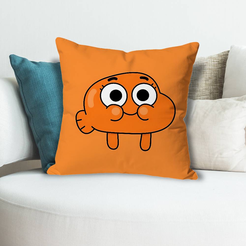 Cartoon AAmazing World GGumball Various Sizes Square Pillow Case For Car Home Bedchamber Decor Custom Valentine gift