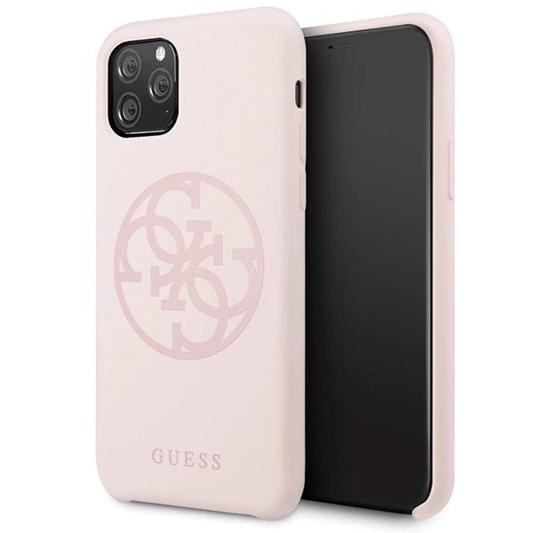 Guess Guhcn58Ls4Glp Iphone 11 Prolight Pink/Jasnoróżowy Twarde Etui Silikonowe 4G Ton W Ton