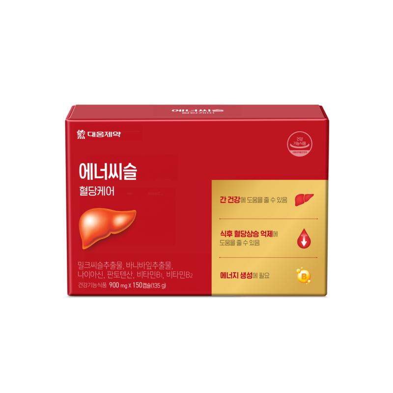 Daewoong Pharmaceutical Энертистл Расторопша Пятнистая Уход за Уровнем Сахара в Крови 5-месячный запас 150 таблеток, 1 шт.