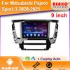 Car Radio Multimedia Video Player Navigation 4G For Mitsubishi Pajero Sport 3 2020 - 2021 GPS Wireless Android Carplay Screen