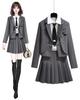 Uniform Lolita 4 Piece Set Gothic Lolita Costume Military Uniform Halloween Cosplay Anime Cosplay Lolita Mori Girl Lolita Pleated Skirt Blouse