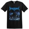 Футболка Thrash Metal Ангел Смерти с Демоническими Волками и Снежным Черепом при Лунном Свете