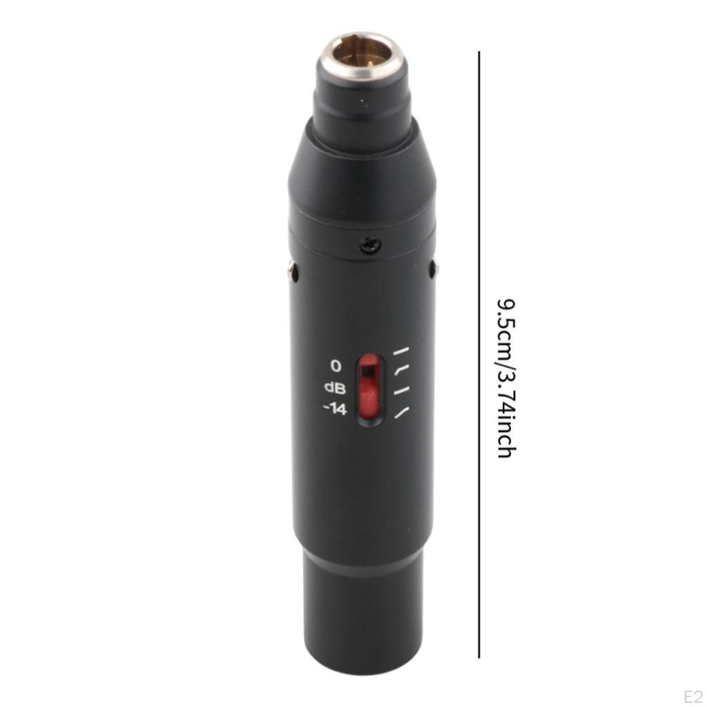 -Performance Adapter Male 4pin Sturdy Converter Mini Easy To Use XLR -microphone